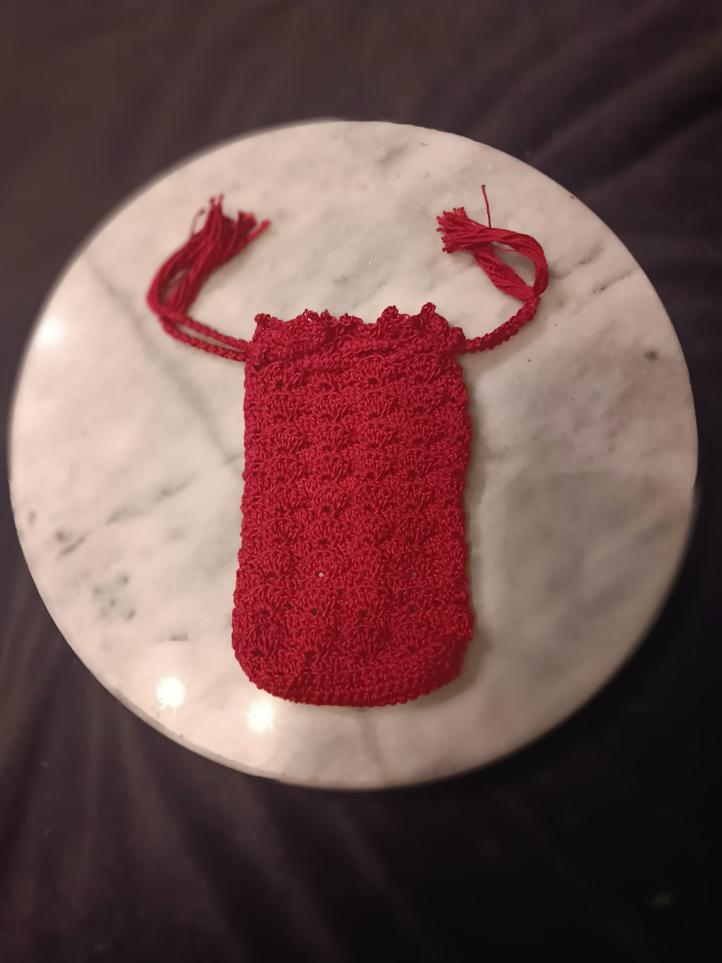 Crystal Gazer Crochet Tarot Bag