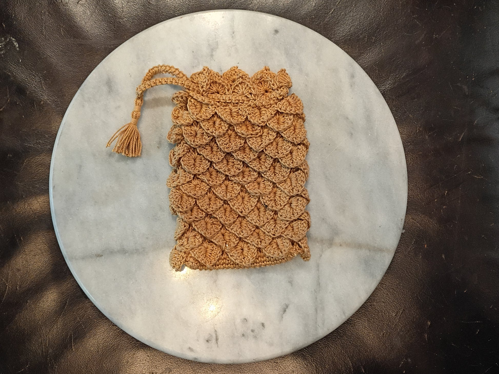 Dragon Scale Crochet Bag