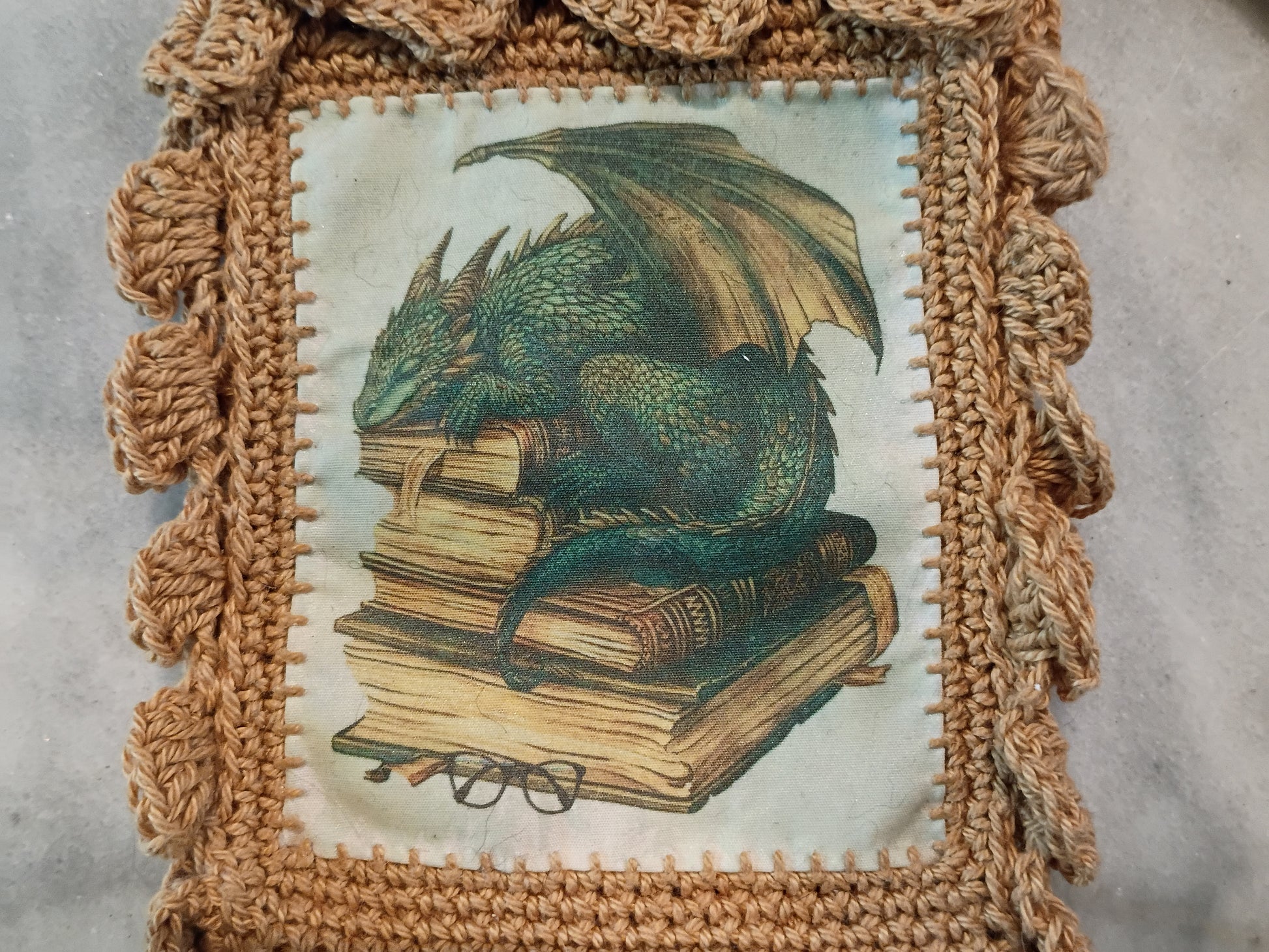 Dragon Scale Crochet Bag