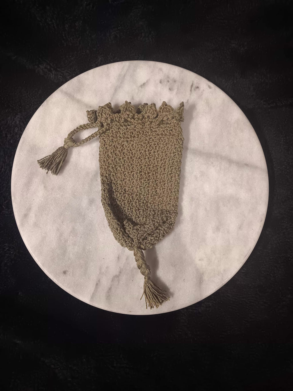 Gnome Crochet Tarot Bag