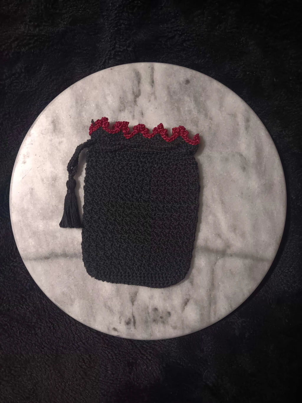 Sugar Skull Cutie Crochet Tarot Bag