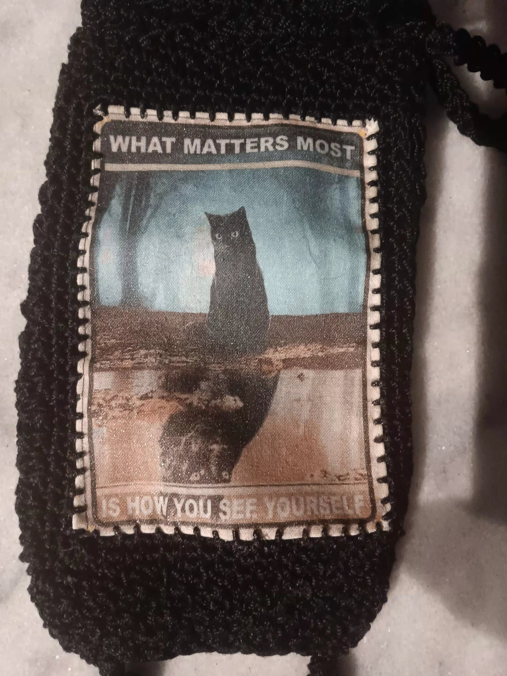 How You See Yourself Crochet Tarot Bag