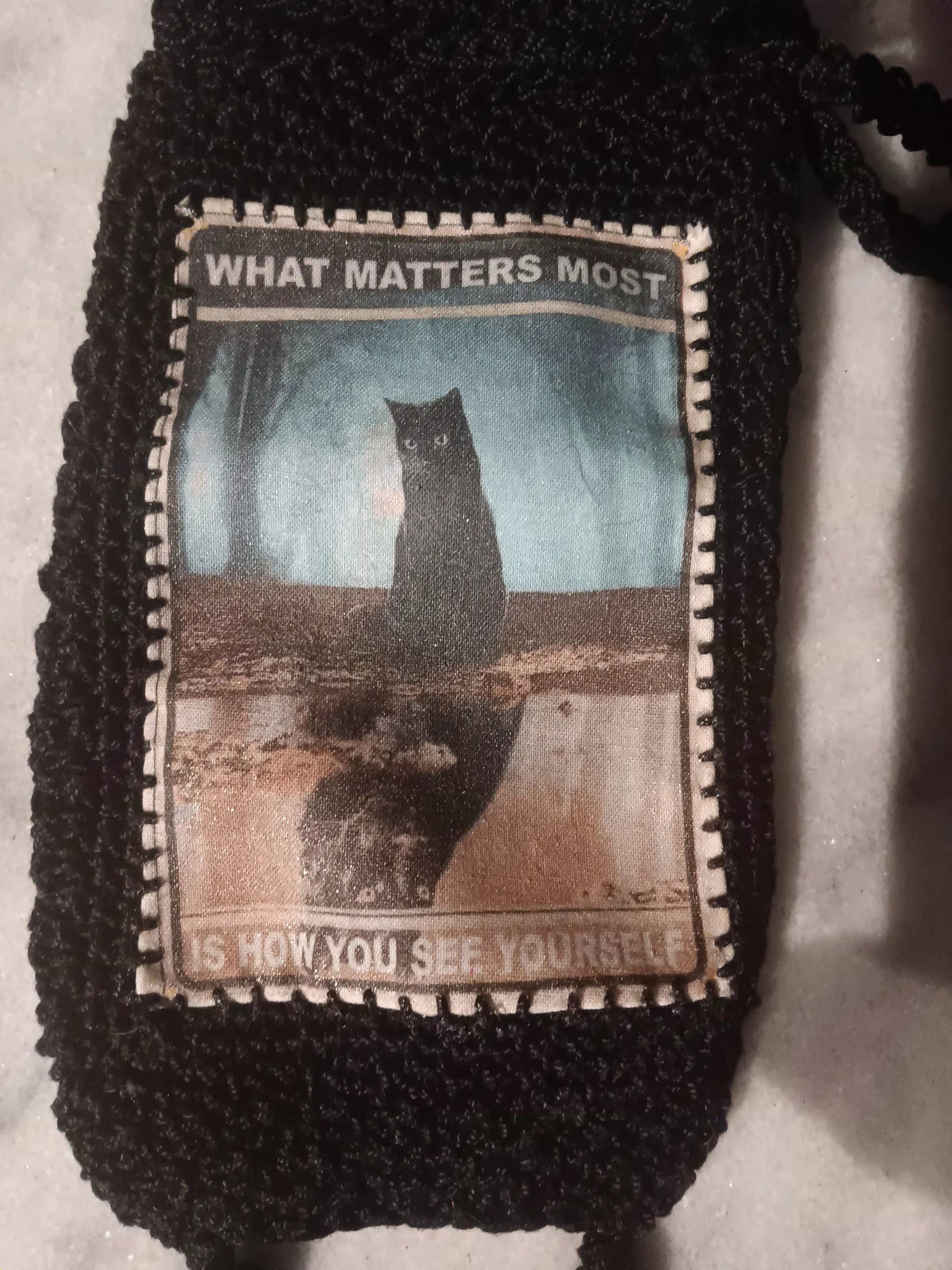 How You See Yourself Crochet Tarot Bag