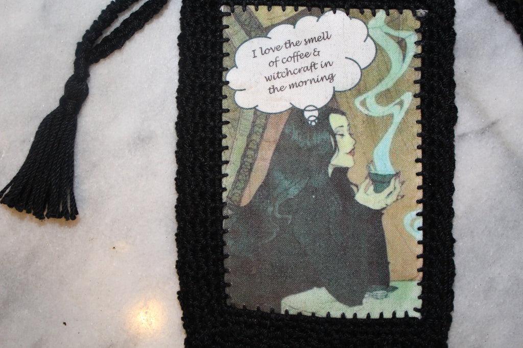 Coffee & Witchcraft Crochet Bag