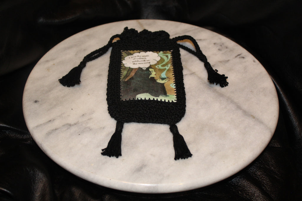 Coffee & Witchcraft Crochet Bag