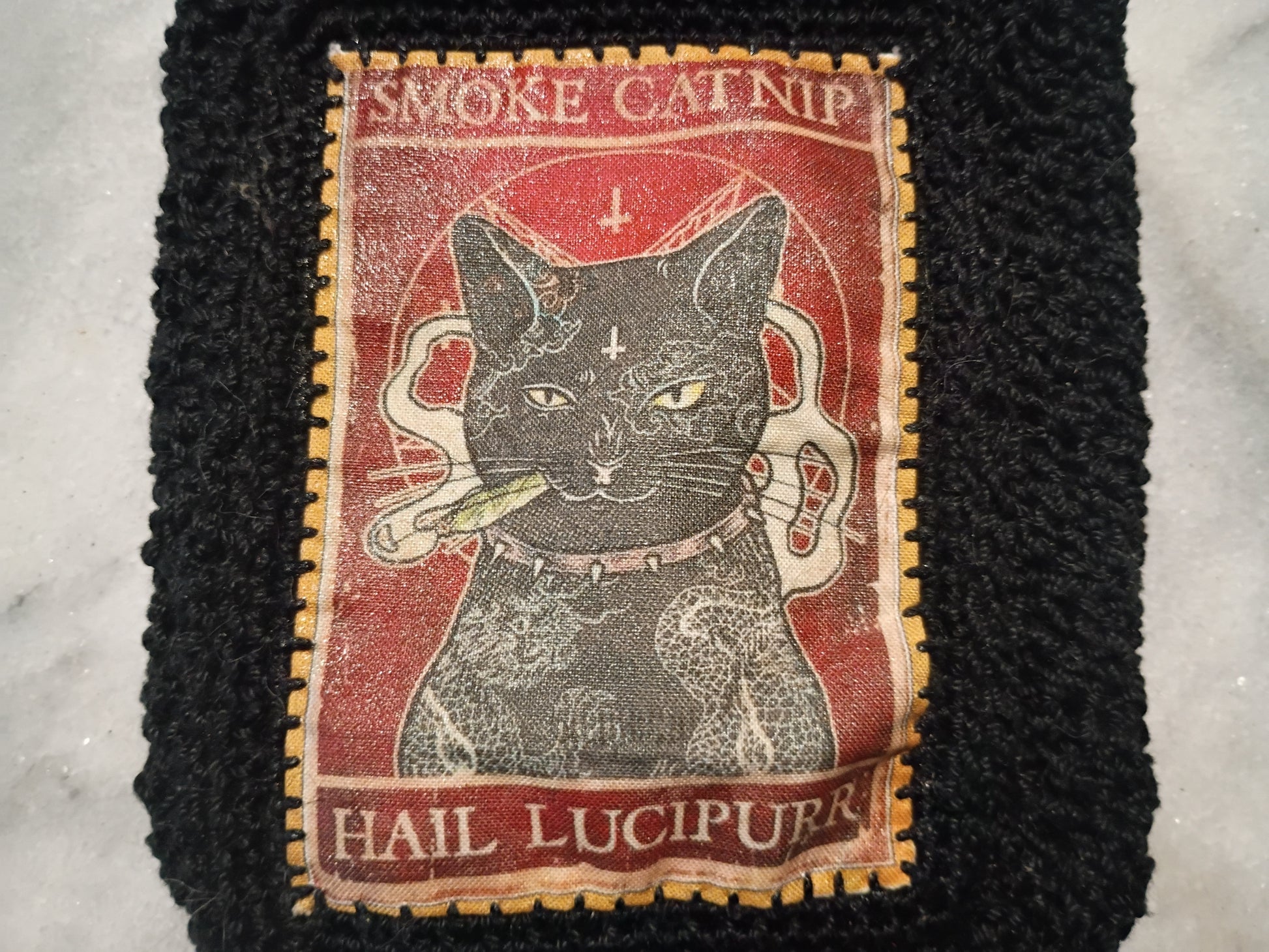 Smoke Catnip Crochet Bag