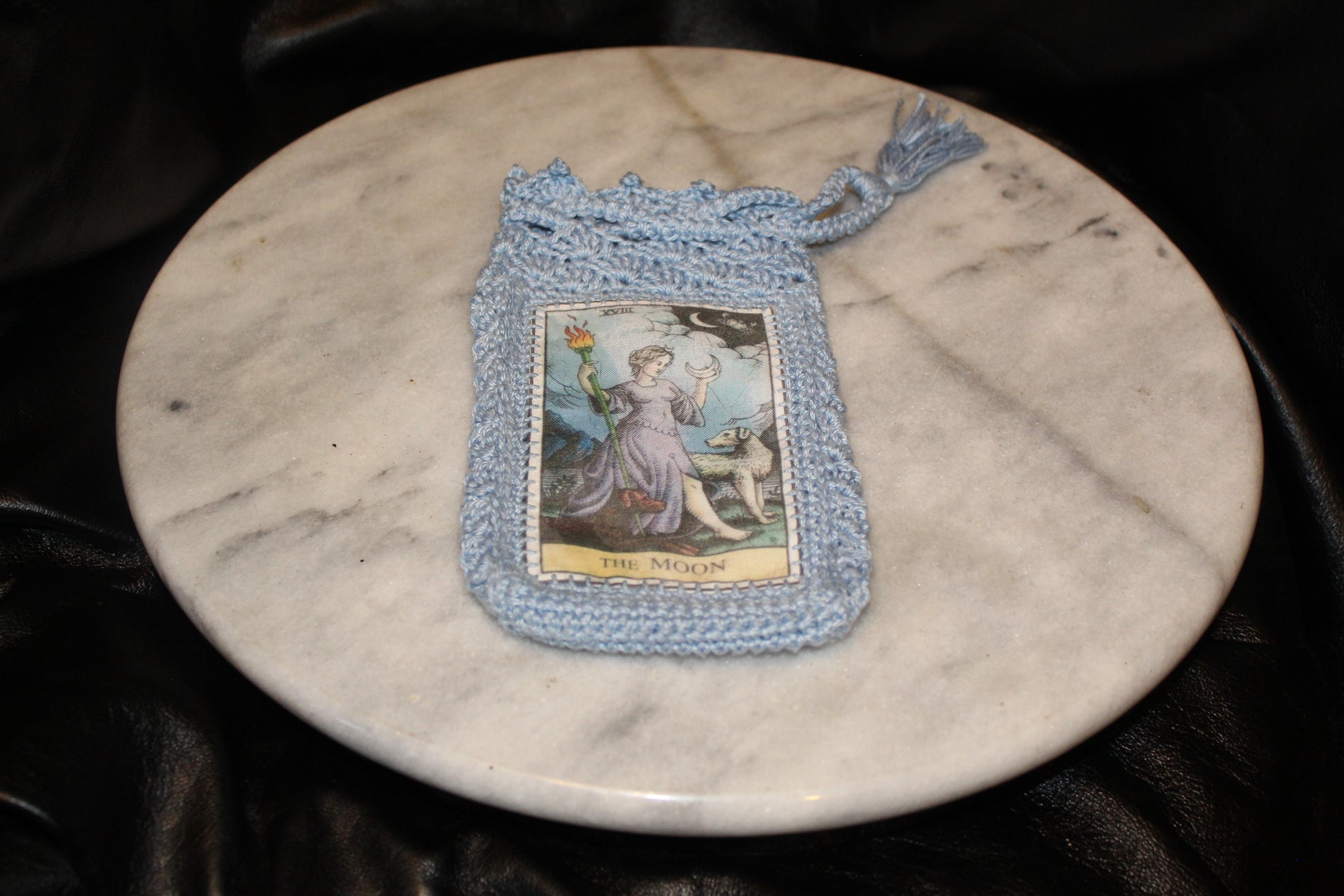 The Moon Card Crochet Bag