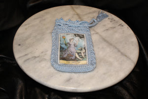 The Moon Card Crochet Tarot Bag