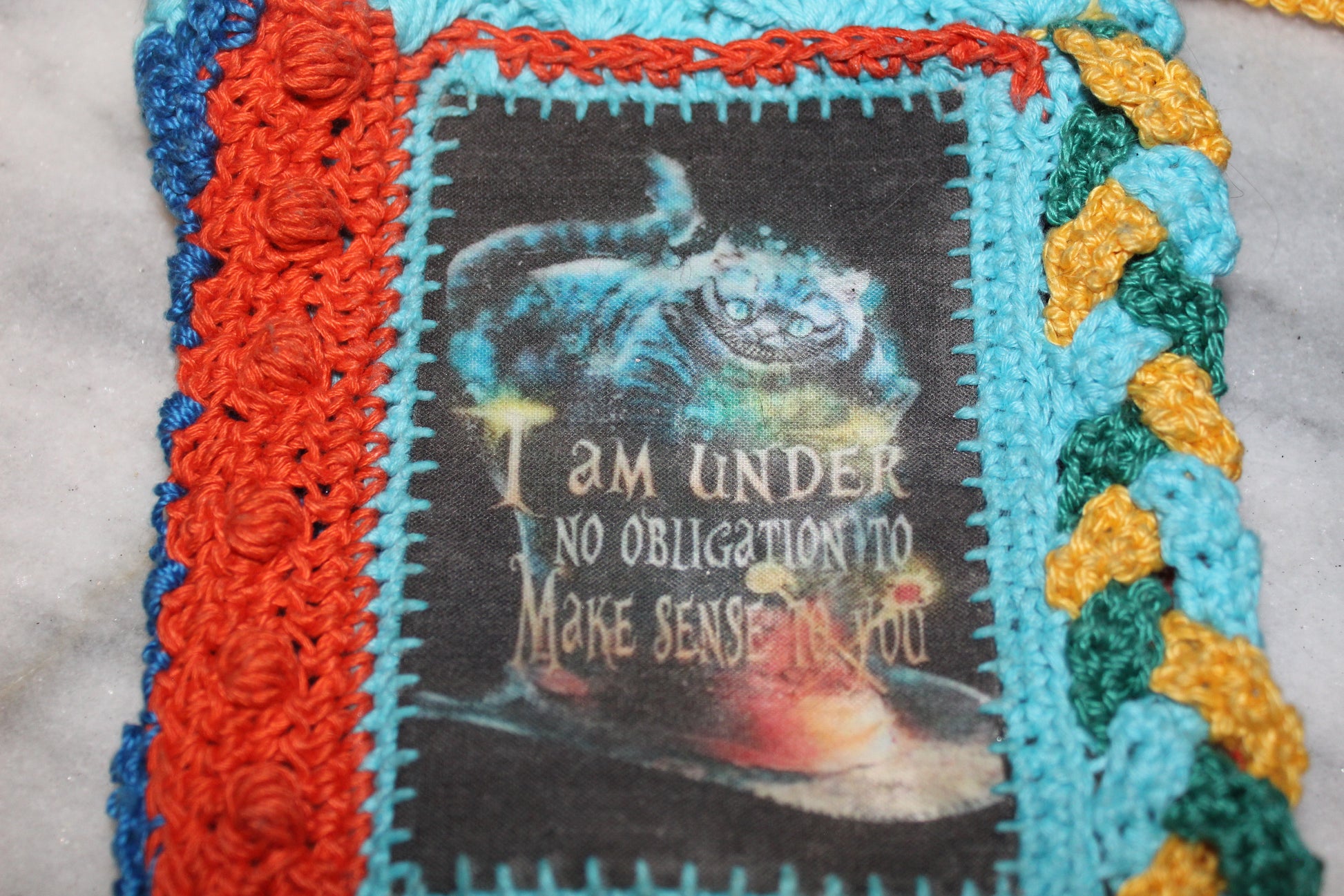 Cheshire Cat Crochet Bag