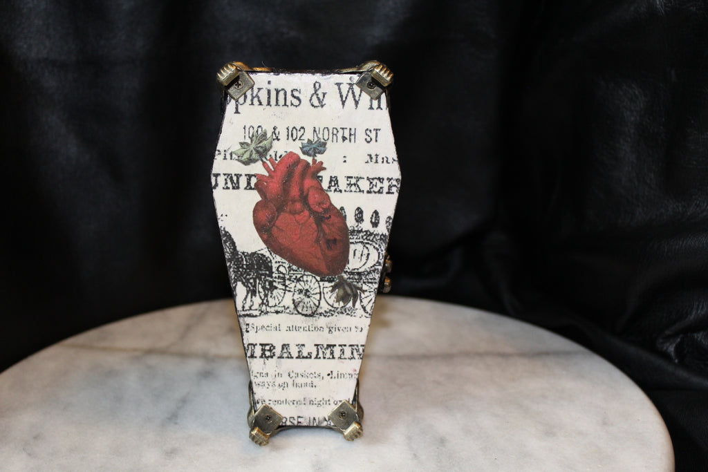 Coffin Obituary Trinket Box
