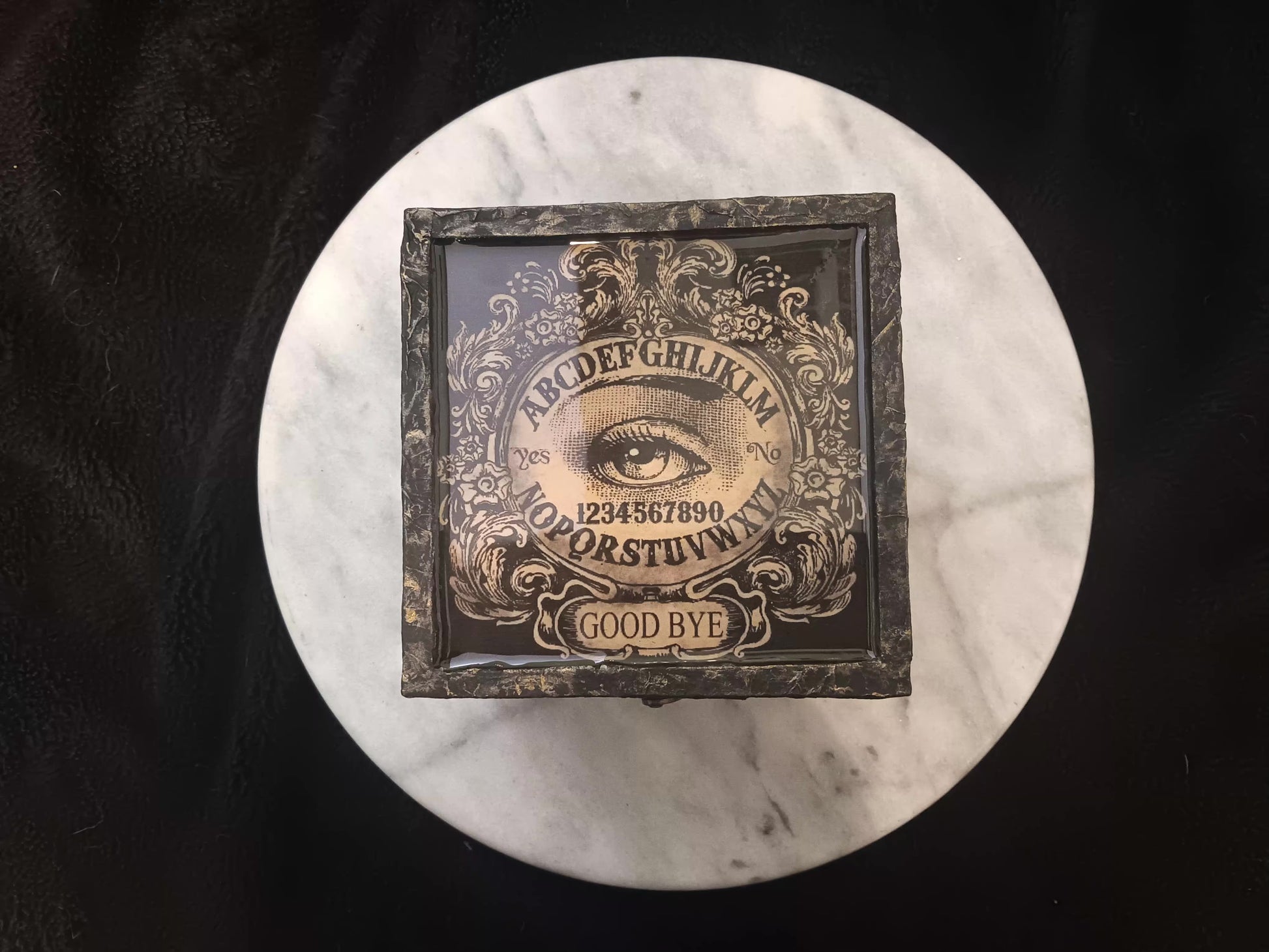 Ouija Board Resin Top Keepsake Box