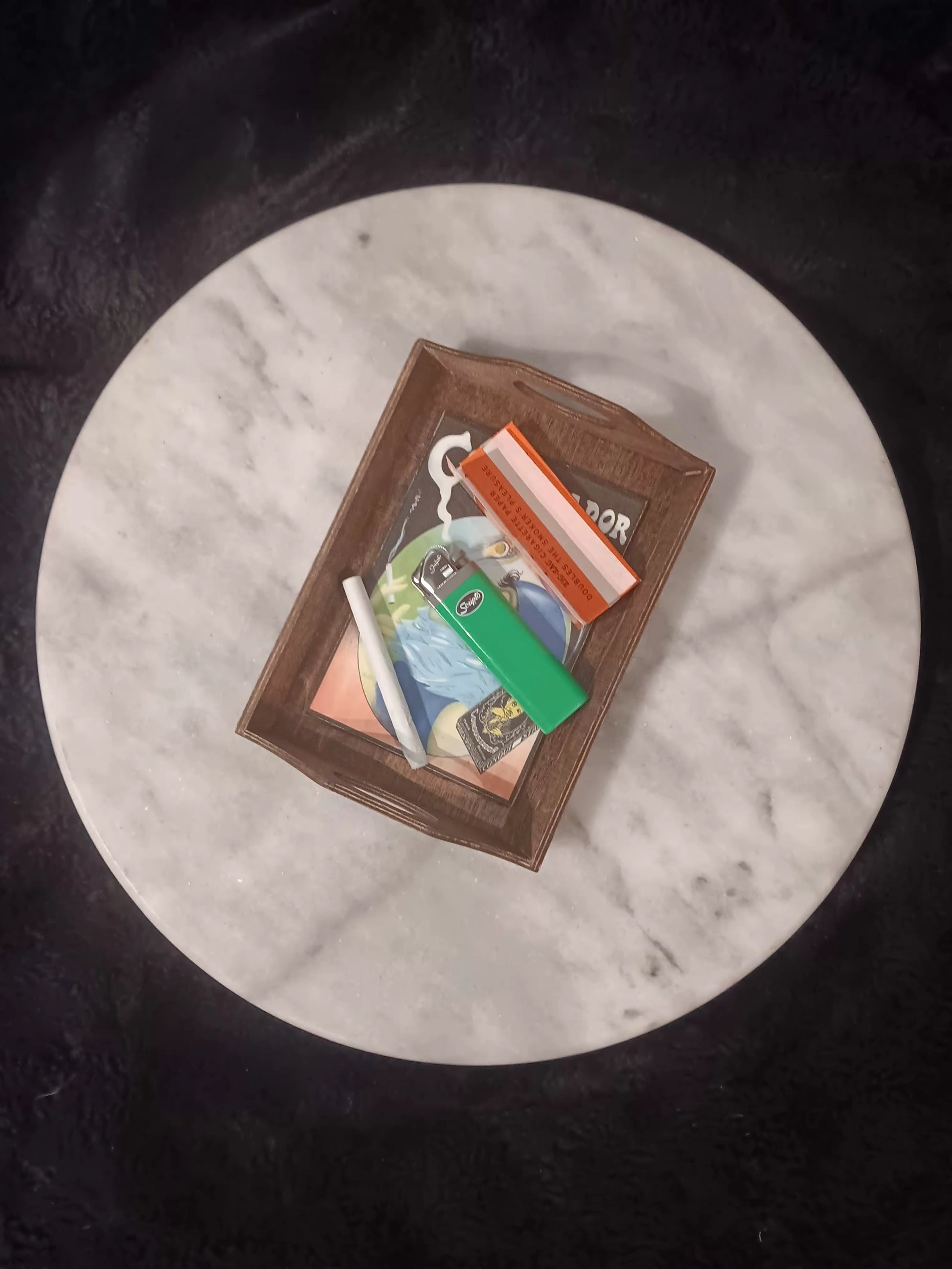 High Spirits Conquistador Rolling Tray