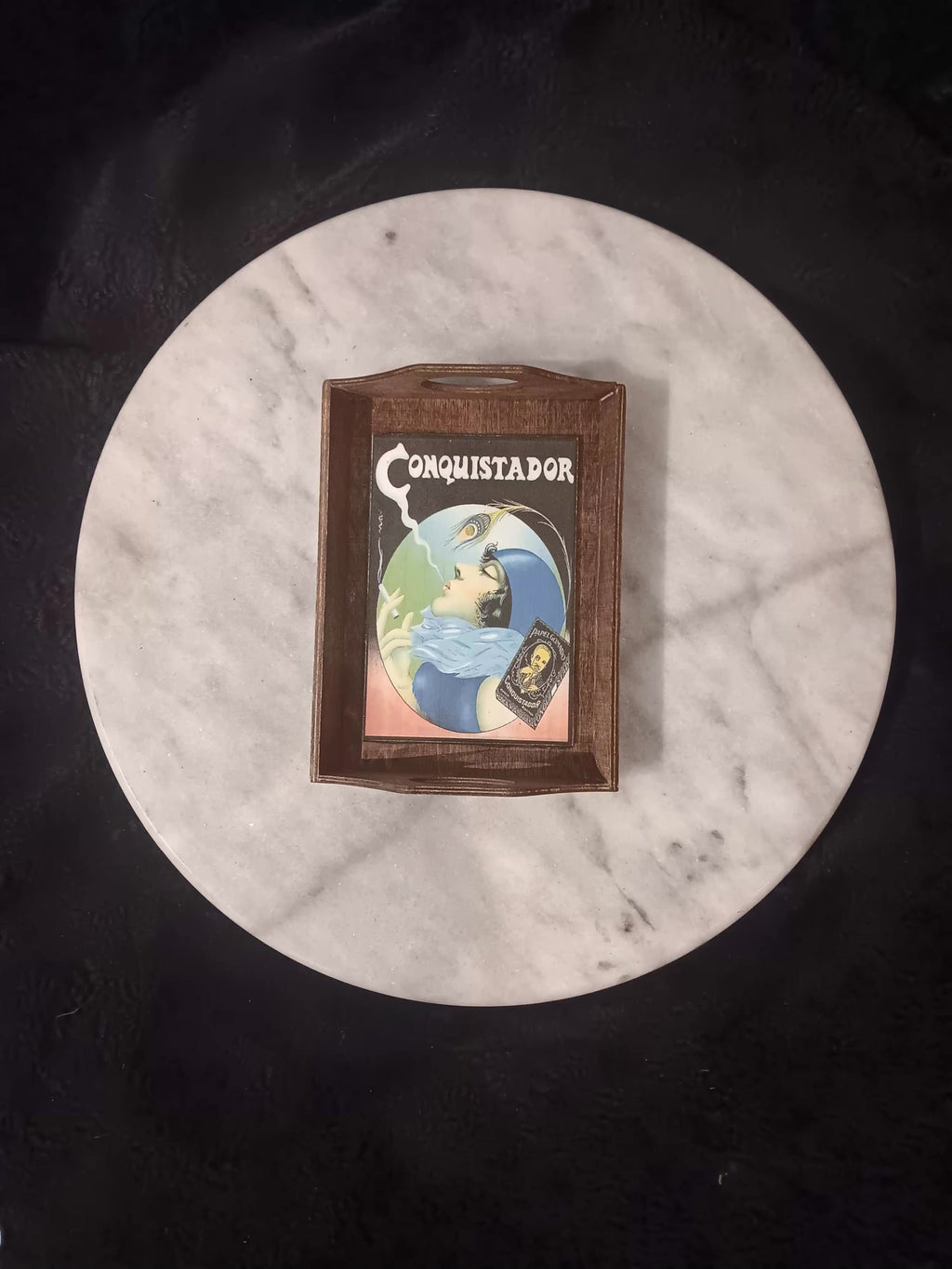 High Spirits Conquistador Rolling Tray