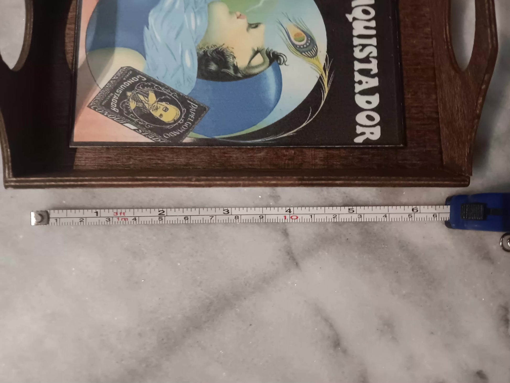 High Spirits Conquistador Rolling Tray