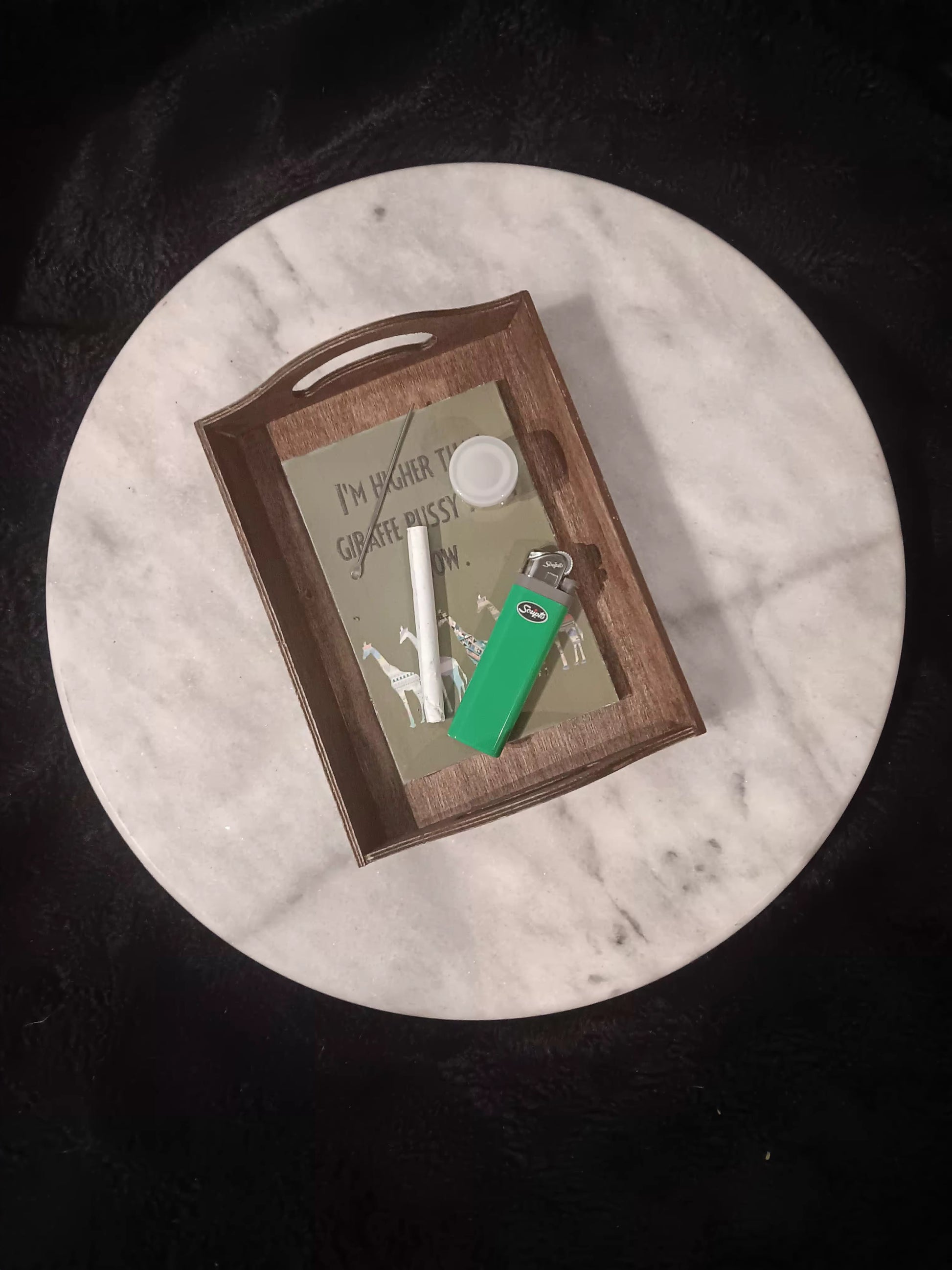 High Spirits Giraffe Rolling Tray