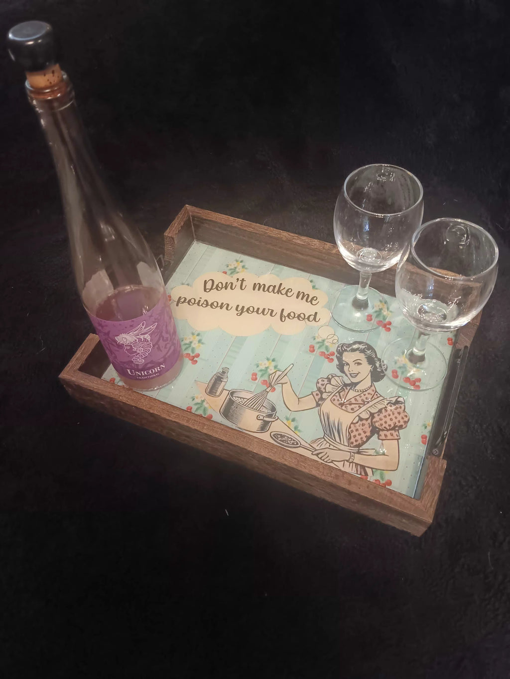 Don’t Make Me Poison Your Food Serving Tray