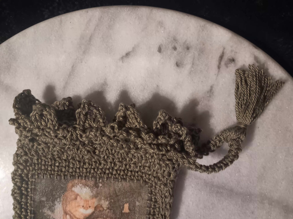 Gnome Crochet Tarot Bag
