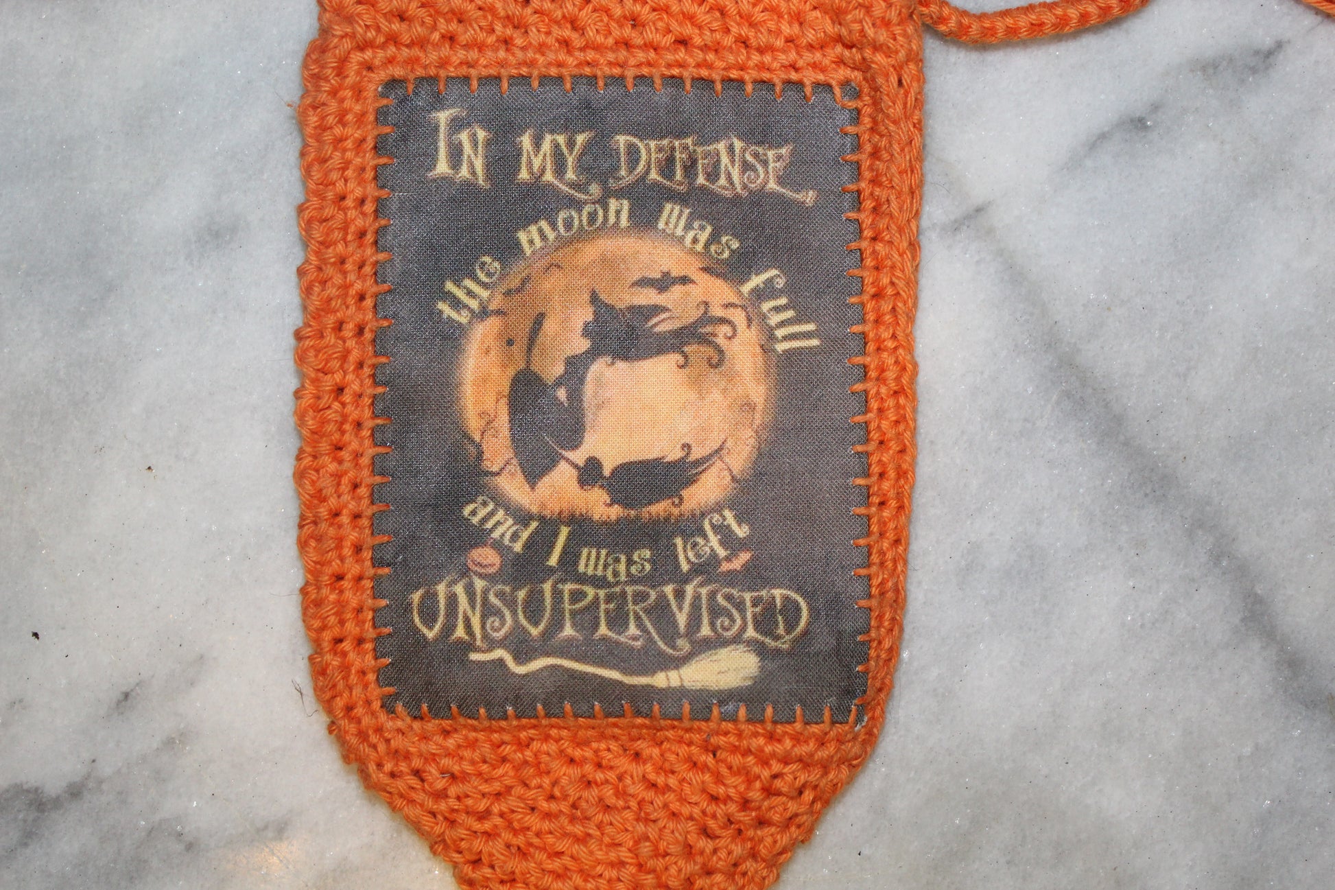 Unsupervised Witch Crochet Bag