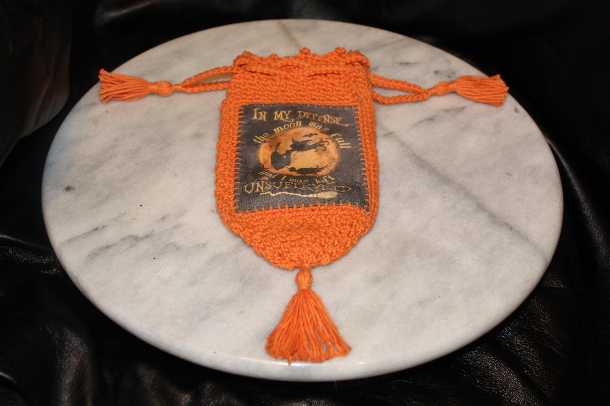 Unsupervised Witch Crochet Bag