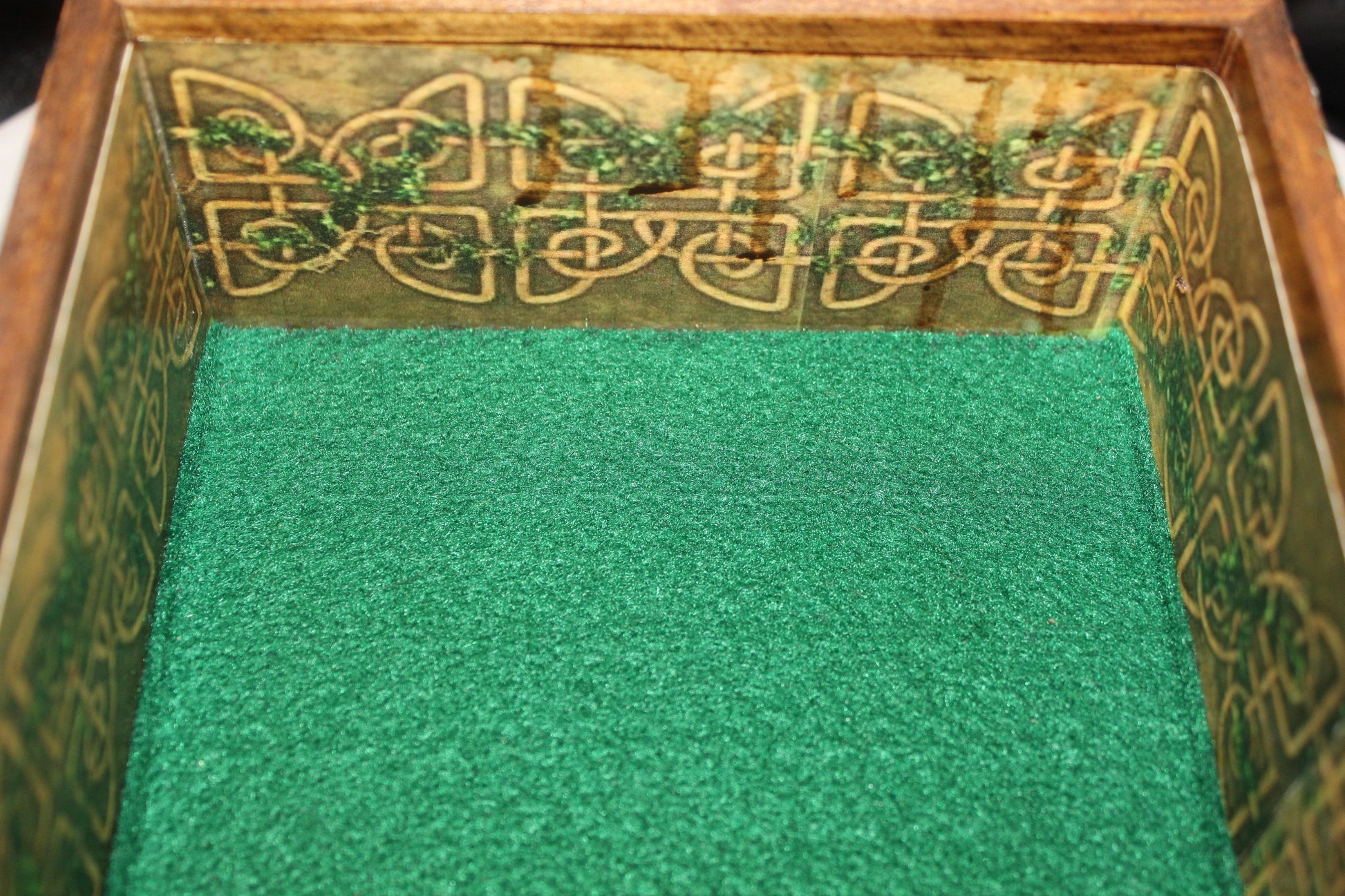 Greenman Resin Top Keepsake Box