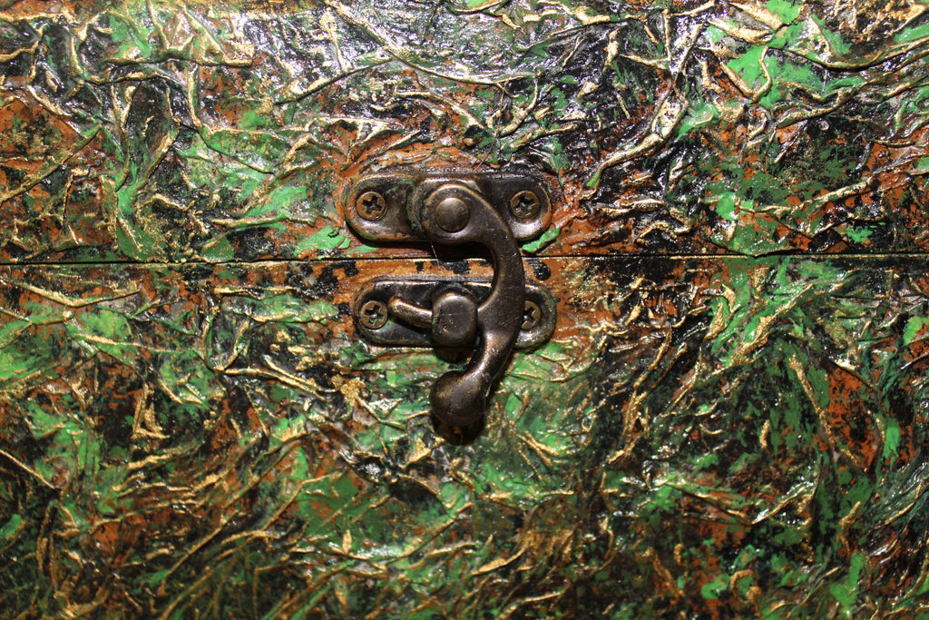 Greenman Resin Top Keepsake Box
