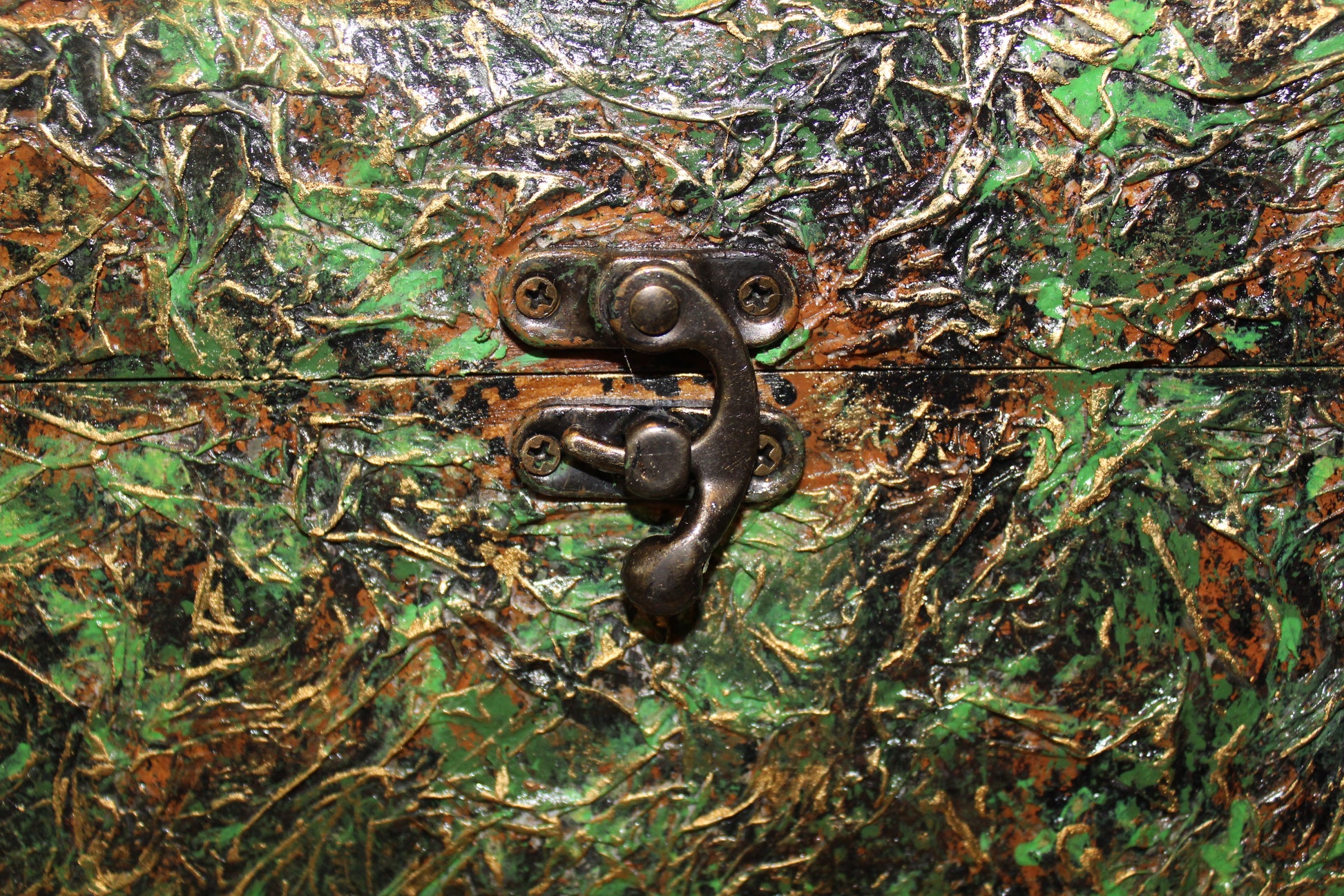 Greenman Resin Top Keepsake Box