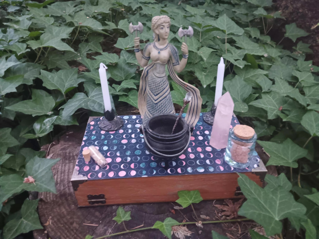 Wooden Travel Altar