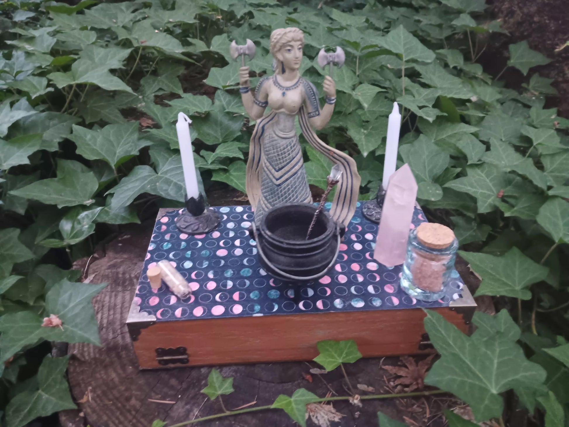 Wooden Travel Altar